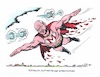Cartoon: Schulz lässt Federn (small) by mandzel tagged csu,spd,schulz,wahlkampf,gegenwinde,superman,deutschland,mandzel,karikatur