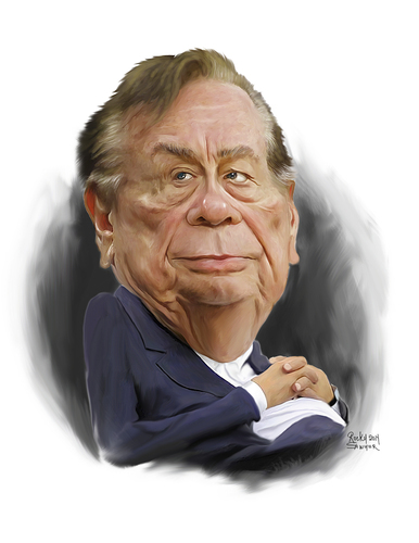 Cartoon: Donald Sterling (medium) by rocksaw tagged caricature,donald,sterling