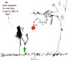Cartoon: Explanation required (small) by Garrincha tagged sketch
