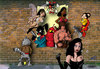Cartoon: Bakshi-Homage (small) by Toeby tagged bakshi,fritz,cat,coonskin,rabbit,peace,wizard,fire,and,ice,mighty,mouse,heavy,traffic,cool,world,elenora,toeby,spicy,city,raven