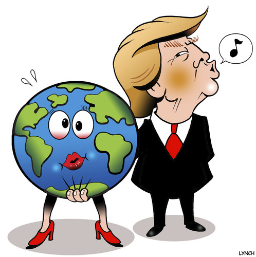 Cartoon: Groper (medium) by toons tagged president,trump,inapropriate,advances,sexual,preditor,narsissist,donald,planet,earth,president,trump,inapropriate,advances,sexual,preditor,narsissist,donald,planet,earth