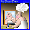 Cartoon: Double chin (small) by toons tagged chin,ups,gaining,weight,ageing,fitness