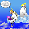 Cartoon: Lucifer (small) by toons tagged lucifer,facebook,friended,social,media,networks