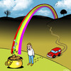 Cartoon: pot of gold (small) by toons tagged rainbows,pot,gold