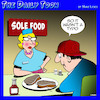 Cartoon: Soul food (small) by toons tagged shoe,soles,soul,food,cafe,typo