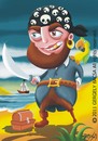 Cartoon: Pirate (small) by bacsa tagged pirate