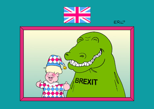 Cartoon: Tories (medium) by Erl tagged politik,brexit,austritt,großbritannien,eu,premierminister,boris,johnson,hardliner,no,deal,missachtung,parlament,demokratie,kaperltheater,kasperl,krokodil,karikatur,erl,politik,brexit,austritt,großbritannien,eu,premierminister,boris,johnson,hardliner,no,deal,missachtung,parlament,demokratie,kaperltheater,kasperl,krokodil,karikatur,erl