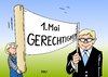 Cartoon: 1.Mai (small) by Erl tagged erster,mai,gerechtigkeit,arbeit,armut,reichtum,arm,reich,schere,verteilung,ungerecht,last,tragen