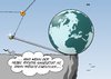 Cartoon: Hebel (small) by Erl tagged euro,krise,rettungsschirm,hebel,geld,geldvermehrung,abgrund,erde,welt