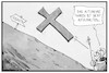 Cartoon: Autonomes Fahren (small) by Kostas Koufogiorgos tagged karikatur,koufogiorgos,illustration,cartoon,fahren,autonom,karfreitag,kreuz,römer,golgota,hügel,kreuzigung,christentum,feiertag,jesus,christus