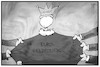 Cartoon: Christine Lagarde (small) by Kostas Koufogiorgos tagged karikatur,koufogiorgos,illustration,cartoon,christine,lagarde,inthronisierung,königin,ezb,bank,euro,geldpolitik,wirtschaft,eurozone