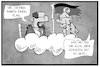 Cartoon: Der grüne Plan (small) by Kostas Koufogiorgos tagged karikatur,koufogiorgos,illustration,cartoon,wirecard,plan,grün,ulbricht,honecker,gruene,partei,grundsatzprogramm