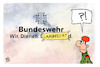 Cartoon: Die Bundeswehr. dient. Lambrecht (small) by Kostas Koufogiorgos tagged karikatur,koufogiorgos,bundeswehr,lambrecht,dienen,armee