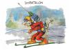 Cartoon: Dopathlon (small) by Kostas Koufogiorgos tagged doping,biathlon,olympische,spiele,kostas,koufogiorgos