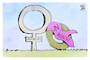 Cartoon: Frauenrechte (small) by Kostas Koufogiorgos tagged karikatur,koufogiorgos,frauenrecht,gleichberechtigung,grab,weiblich,un,bericht