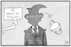 Cartoon: Korruption in der Politik (small) by Kostas Koufogiorgos tagged karikatur,koufogiorgos,illustration,cartoon,korruption,politik,maske,gesicht,cdu,loebel,nuesslein,amthor,maskenaffaere,bestechung,provision