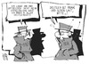 Cartoon: NSA-Affäre (small) by Kostas Koufogiorgos tagged bnd,nsa,spionage,agent,usa,deutschland,karikatur,koufogiorgos