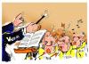 Cartoon: Pfeifkonzert (small) by Kostas Koufogiorgos tagged verdi,öffentlicher,dienst,tarif,verhandlung,bsirske,kostas,koufogiorgos,