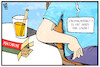 Cartoon: Plastik-Verbot (small) by Kostas Koufogiorgos tagged karikatur,koufogiorgos,illustration,cartoon,strohhalm,plastik,maccaroni,ersatz,lösung,eu,europa,verordnung,müll,umweltschutz,verbraucher