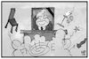 Cartoon: Streit um Kohl (small) by Kostas Koufogiorgos tagged karikatur,koufogiorgos,illustration,cartoon,kohl,beerdigung,trauerfeier,familie,streit,schämen
