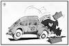 Cartoon: Volkswagen (small) by Kostas Koufogiorgos tagged karikatur,koufogiorgos,illustration,cartoon,stadler,winterkorn,vw,volkswagen,käfer,manager,dieselgate,abgasskandal