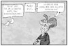 Cartoon: Waffe gegen Corona (small) by Kostas Koufogiorgos tagged karikatur,koufogiorgos,illustration,cartoon,corona,pandemie,merkel,waffe,vertrauen