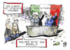 Cartoon: Wahl in Italien (small) by Kostas Koufogiorgos tagged grillo,berlusconi,italien,wahl,komiker,bühne,politik,europa,karikatur,kostas,koufogiorgos