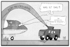 Cartoon: Watergate (small) by Kostas Koufogiorgos tagged karikatur,koufogiorgos,illustration,cartoon,trump,usa,watergate,air,force,one,abhörskandal,obama,lüge