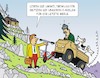 Cartoon: Verkäufer (small) by JotKa tagged verkäufer,händler,vertreter,handel,und,verkauf,wirtschaft,eroller,mobilität,umwelt,klimaschutz,berge,bauer,ziegen