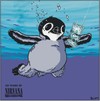 Cartoon: 20th Anniversary of Nevermind (small) by Penguin_guy tagged nirvana,nevermind,grunge,punk,rock,seattle,20,years,anniversary,thomas,baehr,curt,cobain,dave,grohl,penguins,pole,comic,strip,chris,novoselic,sub,pop,mtv