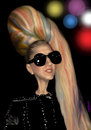 Cartoon: Lady Gaga (small) by Medi Belortaja tagged lady,gaga