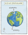 Cartoon: Kleine Erdpokunde (small) by badham tagged erde,geografie,natur,welt,world,po,nature,satire,badham