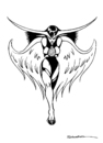 Cartoon: Engel (small) by Schwarwel tagged engel,schwarzer,devil,böse,gut,flügel,fetisch,fetish,hörner,teufel,brüste,illustration,schwarwel,dämon