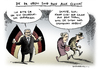 Cartoon: Gauck Bundespräsident (small) by Schwarwel tagged gauck,bundespräseident,vereidigung,amt,deutschland,politik,regierung,politiker,geschenk,karikatur,schwarwel