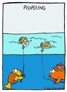 Cartoon: Peopleing... (small) by sardonic salad tagged fishing peopleing beer fish