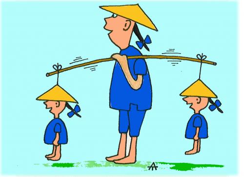 Cartoon: China (medium) by Alexei Talimonov tagged china,chinese,