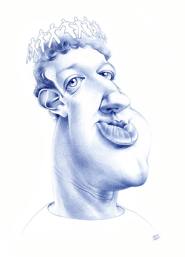 Cartoon: Mark Zuckerberg (medium) by achille tagged zuckerbook,mark zuckerberg,facebook,netzwerk,soziale netzwerke,gründer,kariaktur,karikaturen,internet,kommunikation,mark,zuckerberg,soziale,netzwerke