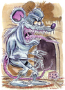 Cartoon: Rat (small) by Cartoons and Illustrations by Jim McDermott tagged rat,scary,animals