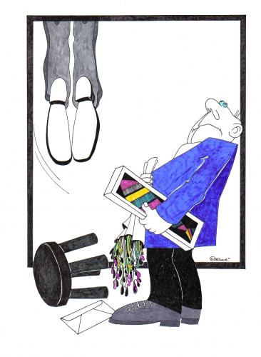 Cartoon: geburtstag (medium) by ruditoons tagged strick,