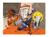 Cartoon: 09.11.1888 (small) by irlcartoons tagged insolvenz,pleite,england,butchery,ripper,jack,ruhestand,serienmörder,mörder
