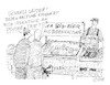 Cartoon: o.T. (small) by Christian BOB Born tagged psychiatrie,zwangsmaßnahmen,patient,arzt