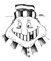 Cartoon: sicher ist sicher (small) by besscartoon tagged mann,knast,gefängnis,sträfling,schloss,jva,zähne,zahnersatz,bess,besscartoon