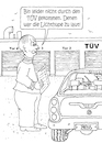 Cartoon: TÜV (small) by besscartoon tagged mann,tüv,auto,automobil,lichthupe,sicherheit,bess,besscartoon