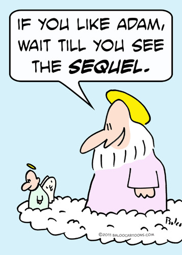 Cartoon: angel got earth like adam sequel (medium) by rmay tagged sequel,adam,like,earth,got,angel