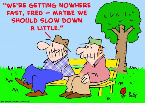 Cartoon: getting nowhere fast (medium) by rmay tagged getting,nowhere,fast