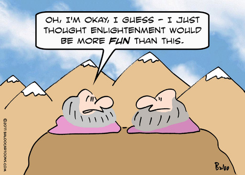 Cartoon: gurus enlightement more fun (medium) by rmay tagged gurus,enlightement,more,fun