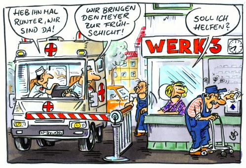 Cartoon: Rente mit 67 (medium) by GB tagged pension,70,67,69,rente,rentenkasse,money,work,arbeit,rentner,rentner,generation,generationen,alt,alter,opa,oma,senioren,arbeit,geld,rente,job,alte,zukunft,80,gebrechen,gebrechlich,krankenwagen,private altersversorgung,pflege,ältere,arbeitsmarkt,rentenversicherung,norbert blüm,ruhestand,riesterrente,riester,müntefering,zusatzrente,witwenrente,frührente,rente gehen,vollrente,versorgungsbezüge,altersgeld,ruhegeld,ruhegehalt,invalidenrente,hinterbliebenenrente,pension,altersversorgung,altersteilzeit,altersvorsorge,greis,greisin,greisenalter,großvater,großmutter,großeltern,lebensabend,lebensabschnitt,pensionär,rentenempfänger,rentnerin,private,norbert,blüm,gehen