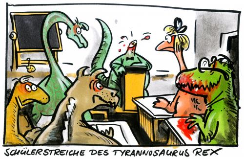 Schülerstreiche des T. Rex