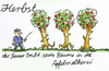 Cartoon: Apfelernte (small) by GB tagged apfel,frucht,obst,fruit,apple,lebensmittel,essen,bio,natur,baum,bauer,landwirt