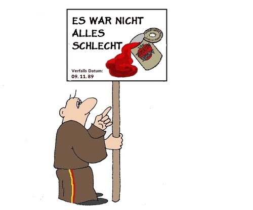 Cartoon: DDR Nostalgie (medium) by Retlaw tagged vorwärts,und,nicht,vergessen,die,tomatilität